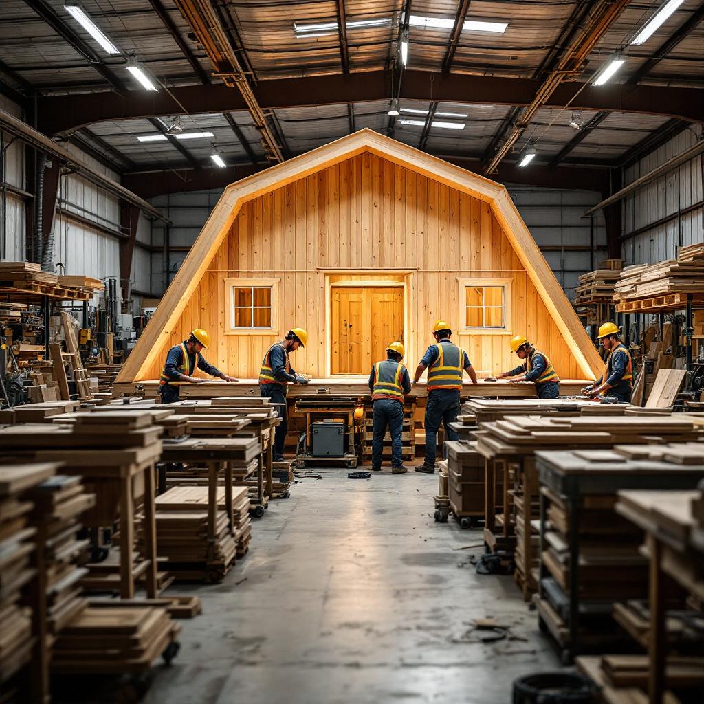 Construccion de Cabañas de Madera